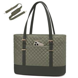 LOVEVOOK 여성용 노트북 가방, 대형 컵 홀더가 있는 15.6인치 워크 토트 컴퓨터 여행, 비즈니스, 교사용 경량 서류 가방