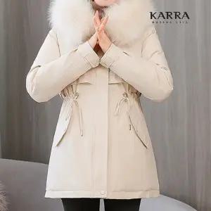 KARRA 웨이브퍼후드패딩_A5W0072