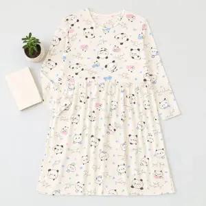 겨울필수템 피치기모 여성 홈웨어 원피스 빅사이즈 캐릭터 수면...