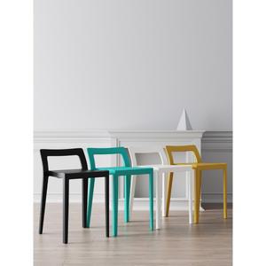 간이 실내 보조의자 야외 등받이 플라스틱 체어 카페 스툴