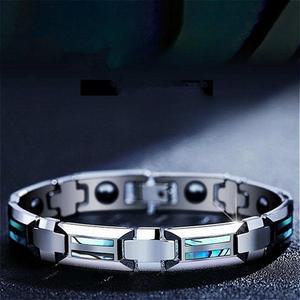 게르마늄 건강 팔찌 티타늄 이중 원석 로즈골드 남성 01 텅스텐 여성 1개 20cm 네오디뮴