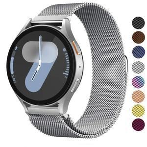 갤럭시 시계 7 6 5 4 44mm 마그네틱 금속 밴드 22mm 팔찌 4/6 클래식에 대한 밀라노 루프 스트랩