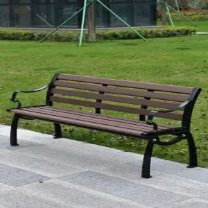 야외 벤치 의자 발코니 발코니 정원 웨이팅 2인용