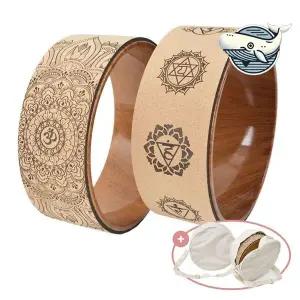 내추럴 코르크 요가휠 필라테스 홈트 스트레칭