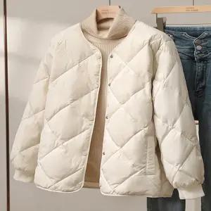 여성 경량점퍼 패딩 3색상 누빔 퀄팅자켓 데일리 실내외 보온 가벼운 겨울아우터