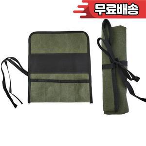 헤비 듀티 다목적 롤업 도구 가방 렌치 용 옥스포드 천 보관 케이스 스크루 드라이버 드릴 교수형 정원 부
