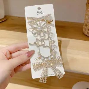 [콩심팥심]럭셔리 큐빅가득 머리핀 러블리 헤어핀 5개세트