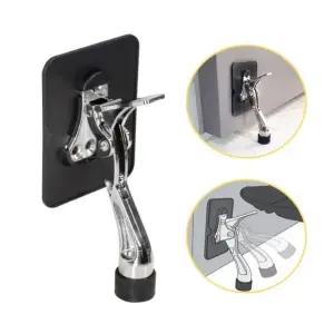 무타공 원터치 강력 부착식 도어스토퍼 말발굽 무타공도어스토퍼 부착식