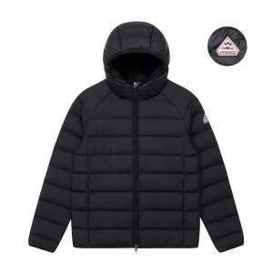 25FW 피레넥스 애리얼 후드 다운 패커블 남성 경량 패딩 점퍼 자켓 블랙 HMY026P-0009