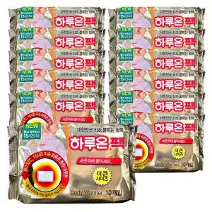 메온셀 하루온팩 (120개입) 최신제조 붙이는핫팩 부착형 정품