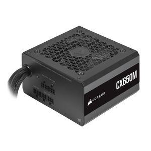 CORSAIR CX650M 80 플러스 브론즈 반모듈형 저소음 ATX 650와트 전원 공급 장치 - NA - 블랙