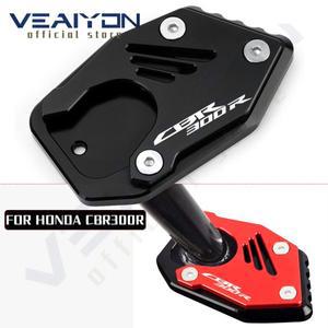 오토바이 킥스탠드 사이드 확장 패드 지지 플레이트 확대 혼다 CBR 300R 액세서리 2014 -