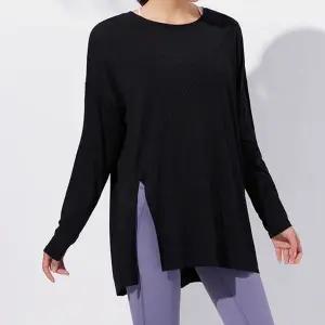 필라테스 긴팔 티셔츠 루즈핏 커버업 레이어드 운동복