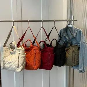 사각 숄더백 패딩 누빔 여성 가방 데일리 토트 직장인 넉넉한에코백