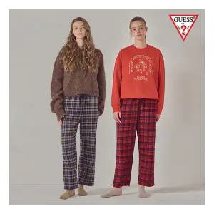 게스 언더웨어 25FW 여성 피치기모 파자마 팬츠 2종세트 292839