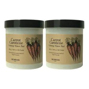 스킨푸드 캐롯 카로틴 카밍 워터 패드 60매 2개 / 써클