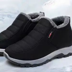 남녀공용 겨울 방한화 털 안감 패딩 신발 미끄럼방지 작업화
