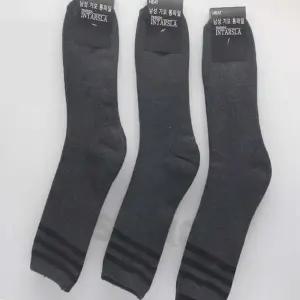 발목세줄 남성용 기모양말 진그레이 3켤레 두꺼운양말 남자양발