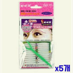 슬림형 44개입 x5개 양면 쌍커풀메이커 얇은쌍테 티안나는쌍테 아이참 쌍커풀테이프 쌍꺼풀테이프 단면