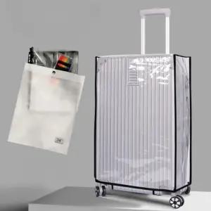 여행용 캐리어 투명 방수 커버 20인치 24인치 28인치 30인치 보호 트렁크