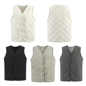 경량 패딩조끼 숏 깔깔이 남성 여성 누빔 보온 베스트