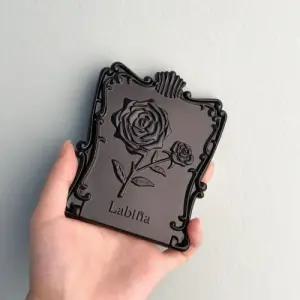 러블리 장미 사각 접경 거울(middle)