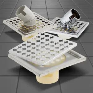 육가 바닥 유가 배수구덮개 하수구 마개 뚜껑 캡 트랩-화장실욕실.냄새차단.배수관커버.세면대부속.벌레