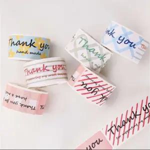 땡큐스티커 감사 카드 답례 포장 롤스티커