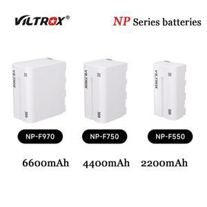 Viltrox NP-F550 대용량 카메라 배터리 충전기 키트 비디오 라이트 모니터용 듀얼 고속 Typec