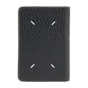 메종마르지엘라 렉탱귤러 슬림 스티치 가죽 카드지갑 SA1VX0011 P4455 T8013