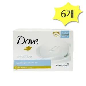 도브 센서티브 스킨 바디워시 대용량 천ml x 6개 민피부 순한보습