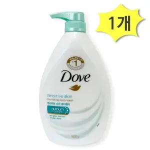도브 센서티브 스킨 바디워시 대용량 천ml x 1개 민피부 순한보습