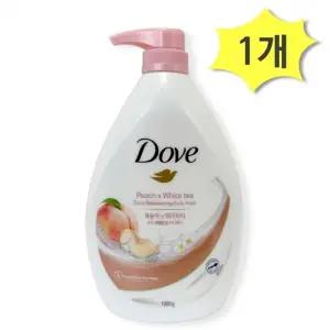 도브 화이트피치 리밸런싱 바디워시 대용량 천ml x 1개 복숭아향 저자극