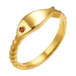 24K 붉은눈 물고기 순금 반지 3.75g