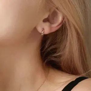 14K 컷팅 타이라 귀걸이