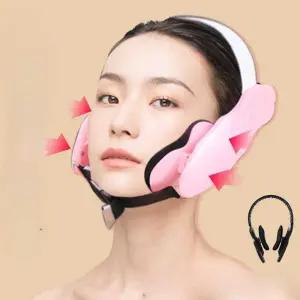 얼굴 비대칭 교정기 턱 볼 브이라인 리프팅 핑크