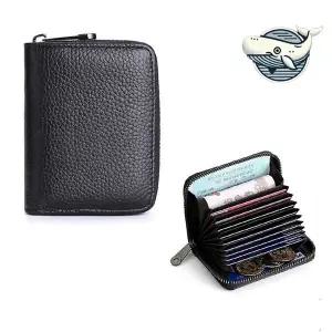 세련된 가죽 미니 지퍼 카드지갑 소형 수납 지퍼카드지갑