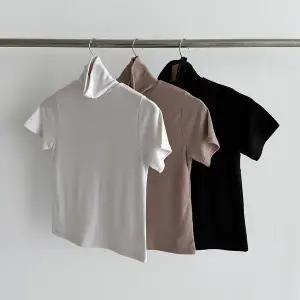 [신세계라이브쇼핑][옷자락] 여성 기모 목폴라 레이어드 반팔 티셔츠