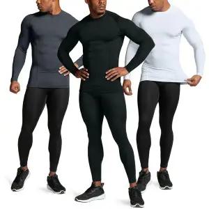 [테슬라][한정특가] 사계절 언더레이어 라운드 긴팔 골프이너웨어 3팩 AO-BLS01