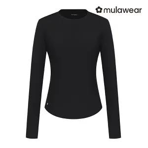[뮬라웨어] 여성 베이직 긴팔 티셔츠 MTS02BK003_BK