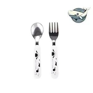 아기 어린이 유아 식사 도구 안전 수저 포크 과일포크 케익포크