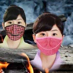 100 고급 쿨론 극세사 체크무늬 포근한 패션 핫 마스크 따뜻하고 포근한 방한대