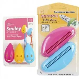 고급 알뜰 치약짜게 스마일 칫솔걸이_23428613