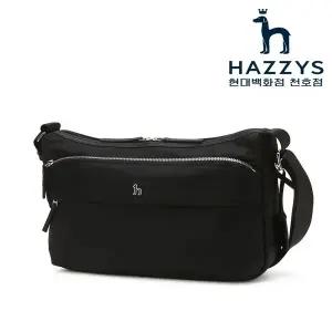 [헤지스ACC] HJBA6E715BK [아이코닉] 나일론 로고 크로스백