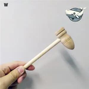 [골드스마일]원목 입체 마사지망치 5개 어깨 목 지압기