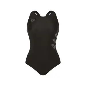 [아레나수영복] 녹터널 도트 원피스 레이서백 (끈주머니증정) (A5FL1LO08_BRW)