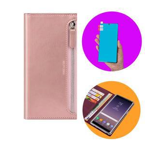 갤럭시노트20 지갑 케이스+우레탄필름 분실방지 동전 실속형+다이어리