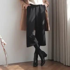 엠보 밴딩 와이드팬츠 기모 레깅스 여성 레깅스 바지