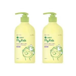 그린핑거 마이키즈 유아 바스 샴푸 대용량 500ml 2개