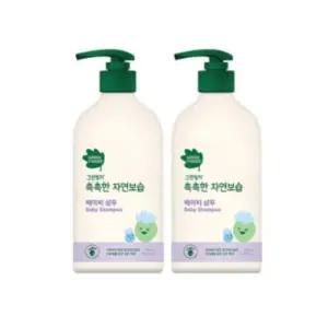 그린핑거 유아 보습 바스 샴푸 대용량 500ml 2개